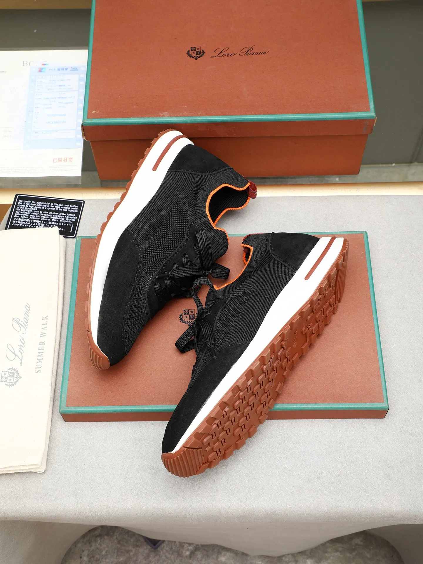 Men's shoes 💰420 LP new product on sale Loro Piana knitted sneakers | Made of Wish wool blended fabric | The upper is made of unique knitted fabrics